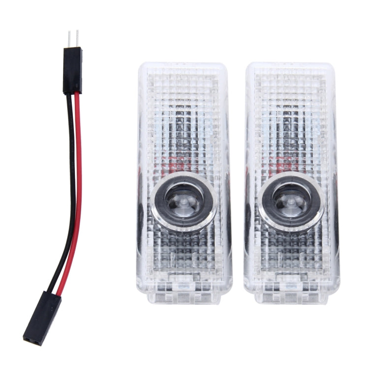 2 PCS LED Car Door Welcome Logo Car Brand 3D Shadow Light for 2011-2014 Version BMW Mini