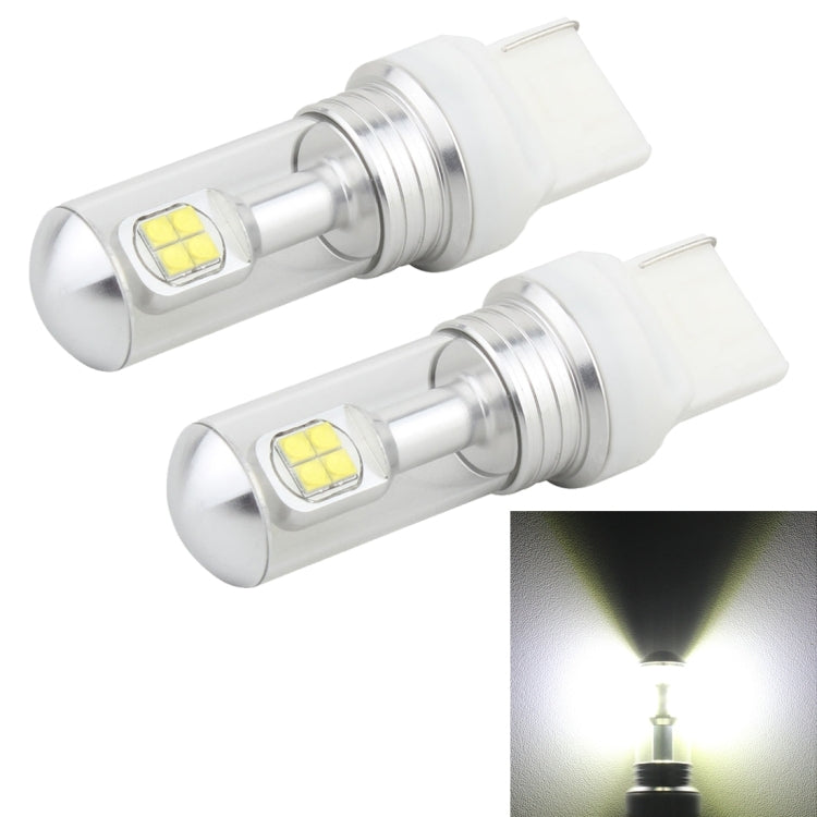 2 PCS 7440 40W 800 LM 6000K Car Turn Light Backup Light Brake Light with 8 CREE Lamps, DC 12V