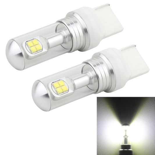 2 PCS 7440 40W 800 LM 6000K Car Turn Light Backup Light Brake Light with 8 CREE Lamps, DC 12V