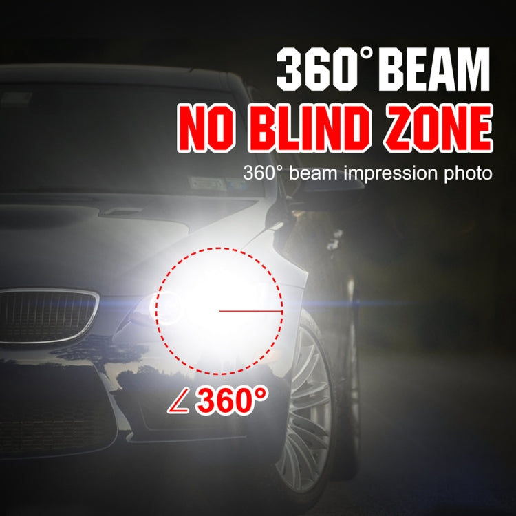2 PCS S2 H13 / 9008 18W 6000K 1800LM IP65 2 COB LED Car Headlight Lamps, DC 9-30V