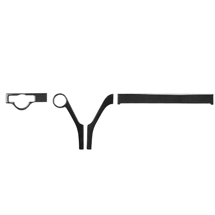 Sleek Carbon Fibre Headlight Frame Trim for 2007-2010 Mercedes-Benz W204 C-Class