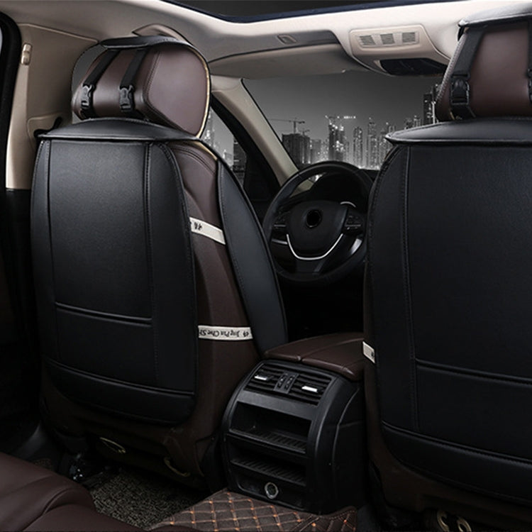 Luxurious Leather Seat Cushion Cover for Cars - Premium Full Coverage Design