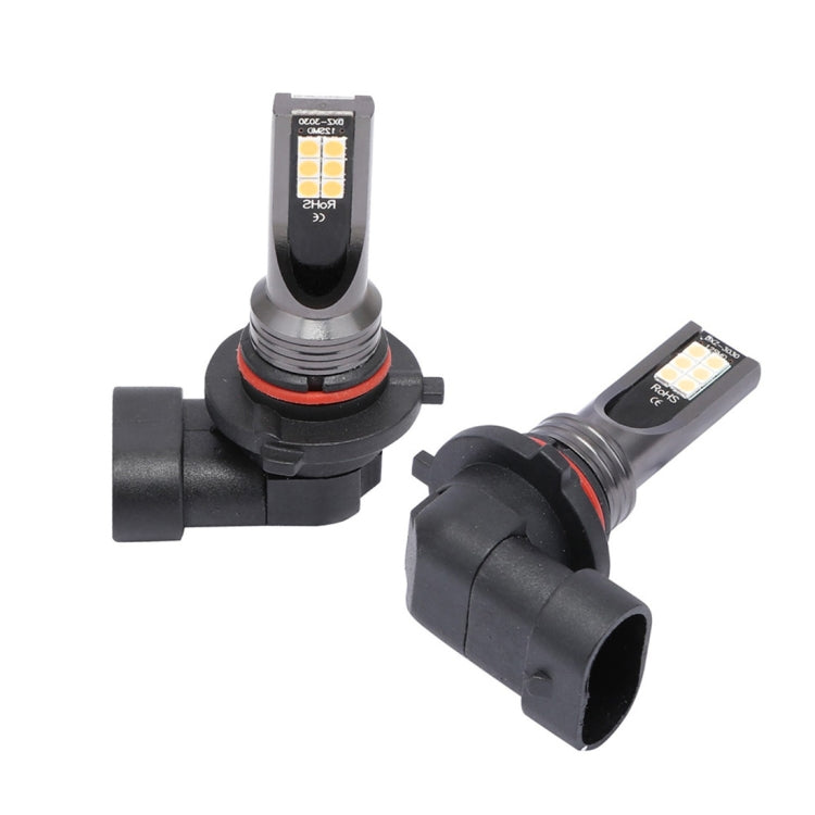 2 PCS 9005 DC12V-24V / 12W / 3000K / 800LM 12LEDs SMD-3030 Car LED Fog Light