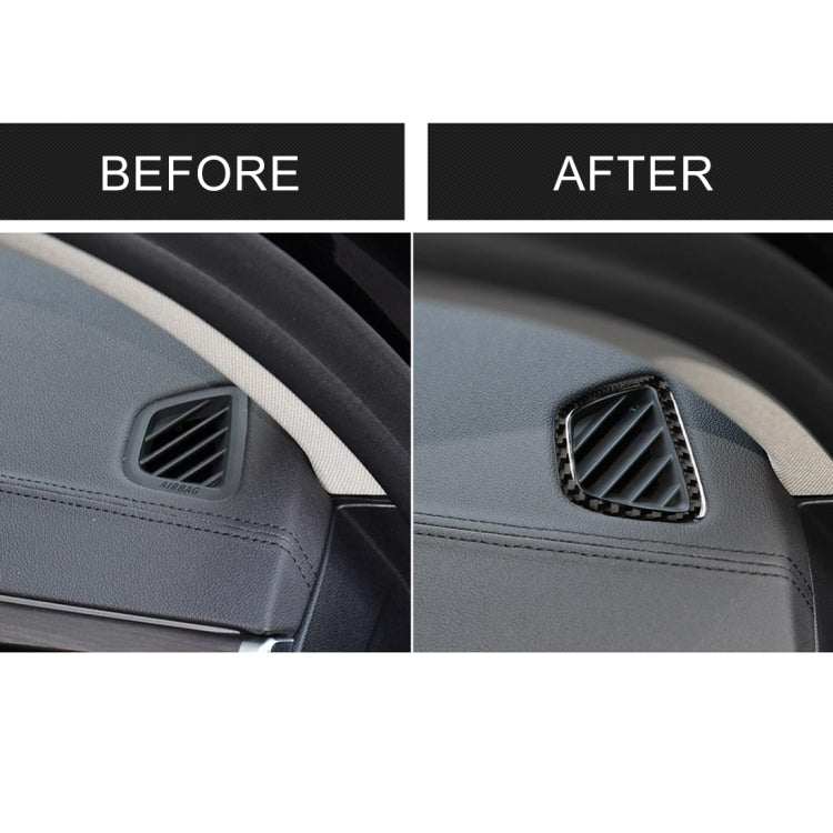 Carbon Fibre Air Vent Frame Trim Sticker for BMW 5 Series G38 (2018) - 528Li / 530Li / 540Li