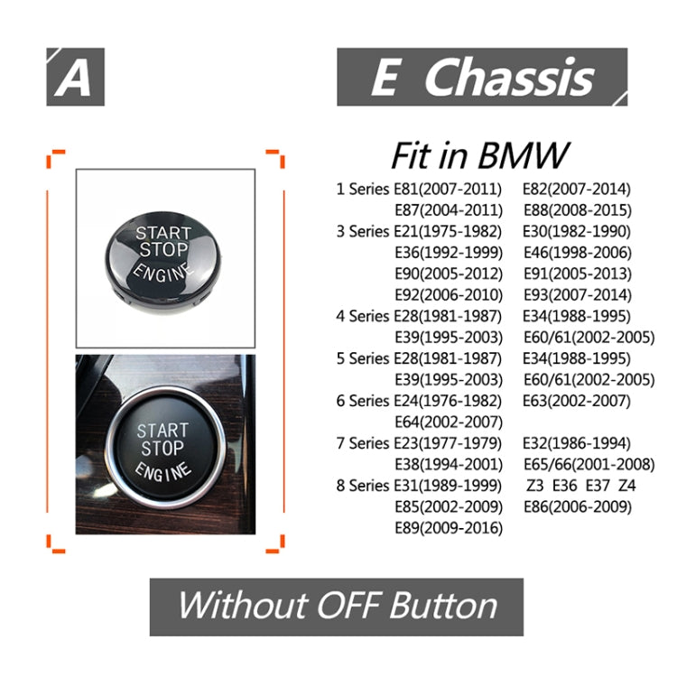 BMW E90 Chassis Engine Start Button Cover - Premium Interior Upgrade