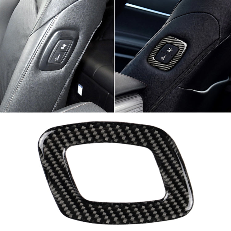 Carbon Fibre Seat Adjustment Decal for Toyota Camry 2018-2019 (Eighth Gen) - Left Drive