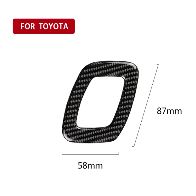 Carbon Fibre Seat Adjustment Decal for Toyota Camry 2018-2019 (Eighth Gen) - Left Drive