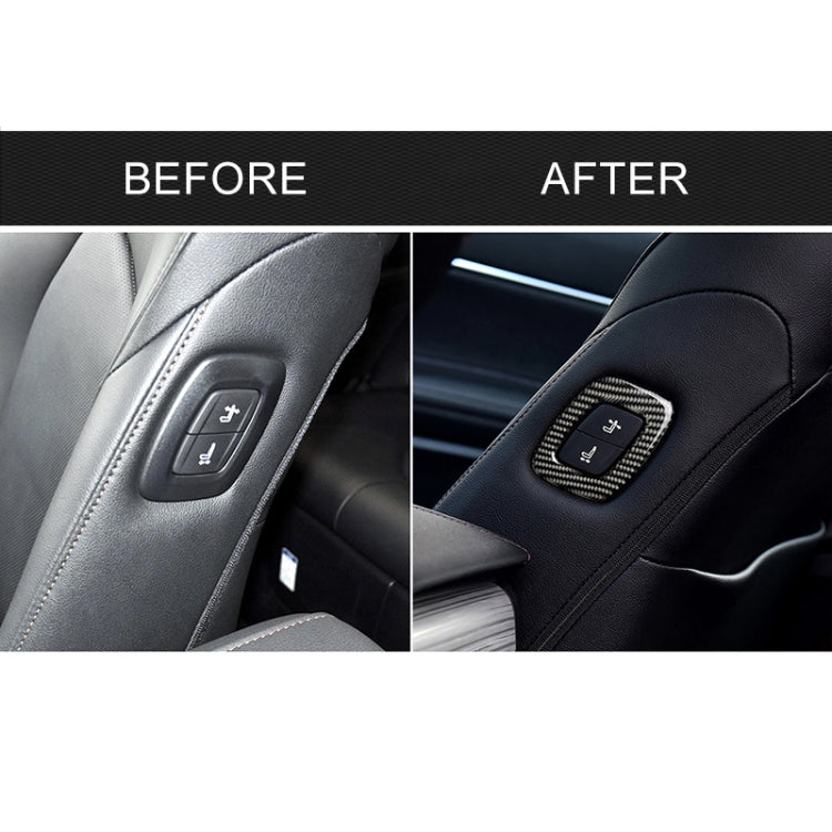Carbon Fibre Seat Adjustment Decal for Toyota Camry 2018-2019 (Eighth Gen) - Left Drive
