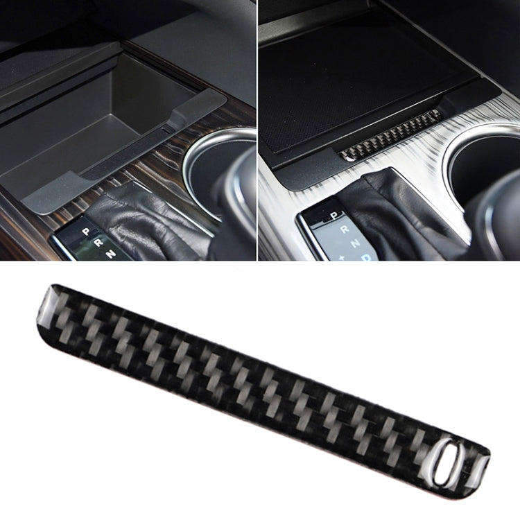 Toyota Camry 2018-2019 Carbon Fibre Storage Box Groove Accent Sticker
