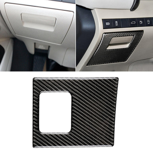 Stylish Carbon Fibre Decorative Sticker for Toyota Camry Driving Storage Box (2018-2019, Left Drive)