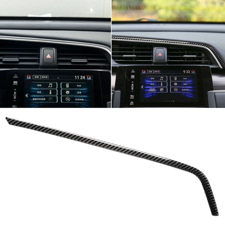 Carbon Fibre Decorative Sticker for Honda Civic 2016-2019 Air Outlet - Left Drive Elegance Upgrade