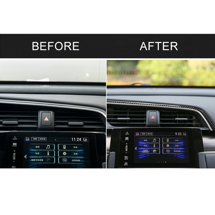 Carbon Fibre Decorative Sticker for Honda Civic 2016-2019 Air Outlet - Left Drive Elegance Upgrade