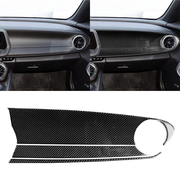 Carbon Fibre Decorative Sticker Set for 2017-2019 Chevrolet Camaro Central Control Panel