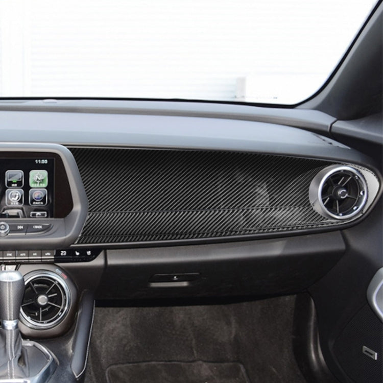 Carbon Fibre Decorative Sticker Set for 2017-2019 Chevrolet Camaro Central Control Panel