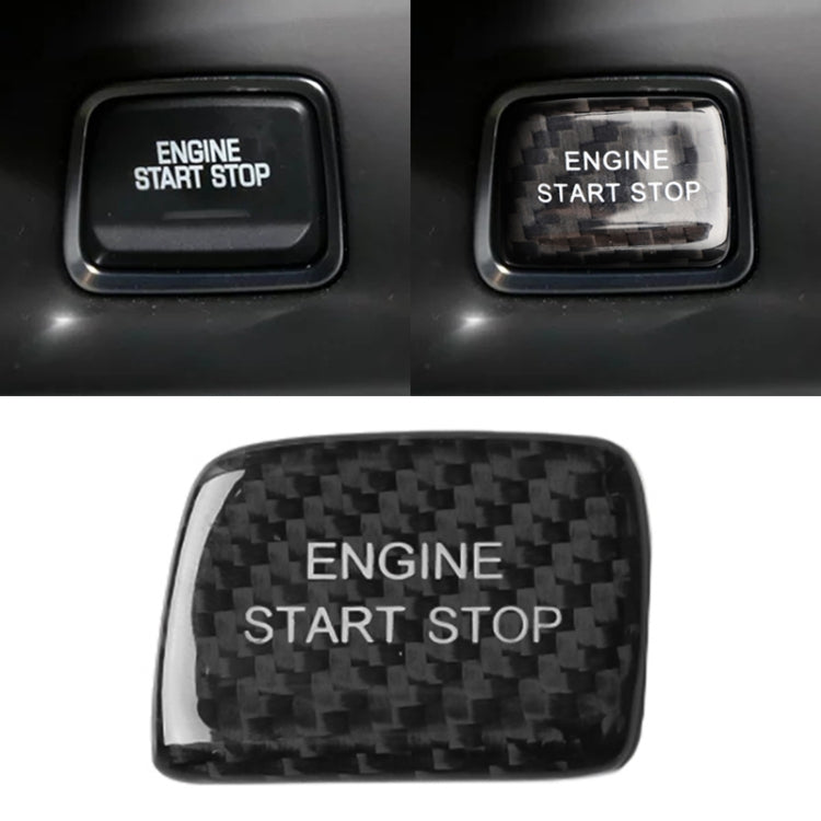 Carbon Fibre One-Touch Start Button Decal for Chevrolet Camaro (2016-2019)