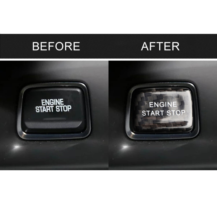 Carbon Fibre One-Touch Start Button Decal for Chevrolet Camaro (2016-2019)