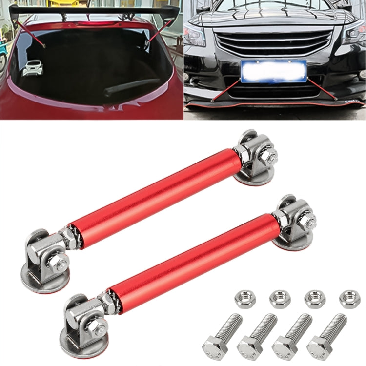 2 PCS Car Modification Adhesive Surrounded Rod Lever Front and Rear Bars Fixed Front Lip Back Shovel, Length: 10cm