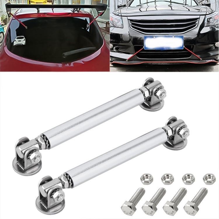 2 PCS Car Modification Adhesive Surrounded Rod Lever Front and Rear Bars Fixed Front Lip Back Shovel, Length: 10cm