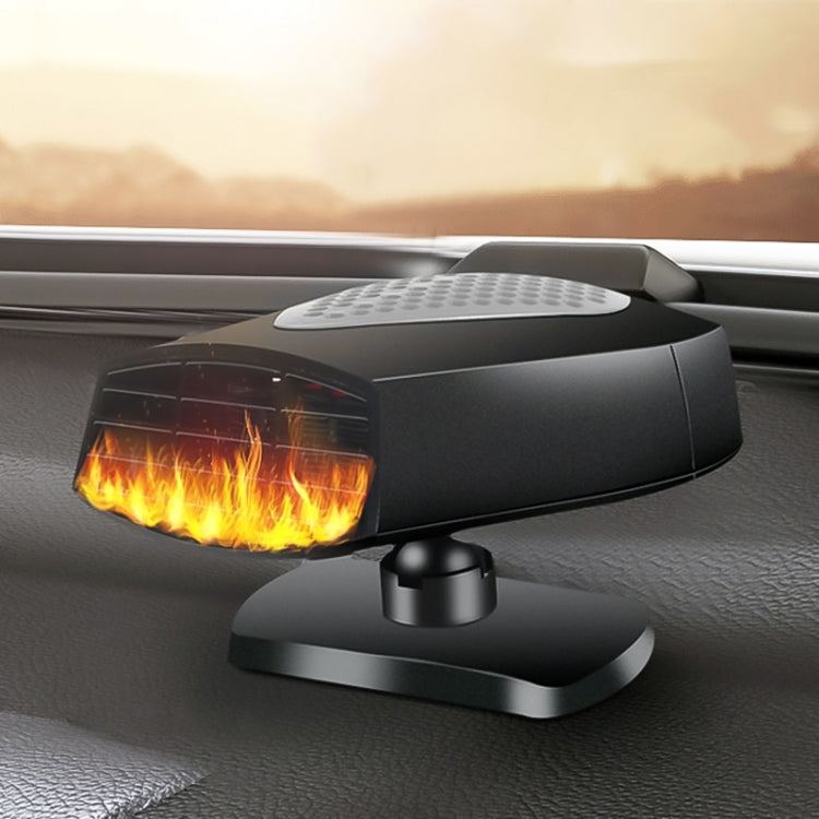 Car Portable Heater Hot Cool Fan Windscreen Window Demister Defroster DC 24V, DC 24V (Grey), DC 24V (Red)