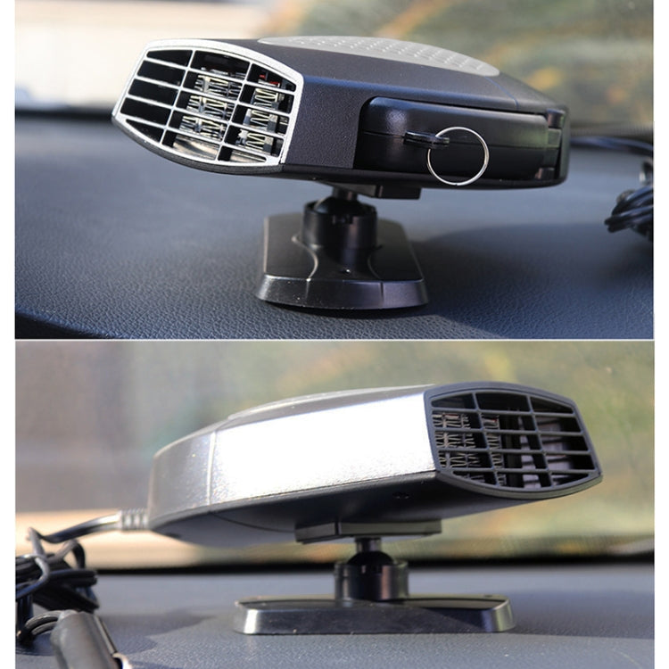 Car Portable Heater Hot Cool Fan Windscreen Window Demister Defroster DC 24V, DC 24V (Grey), DC 24V (Red)