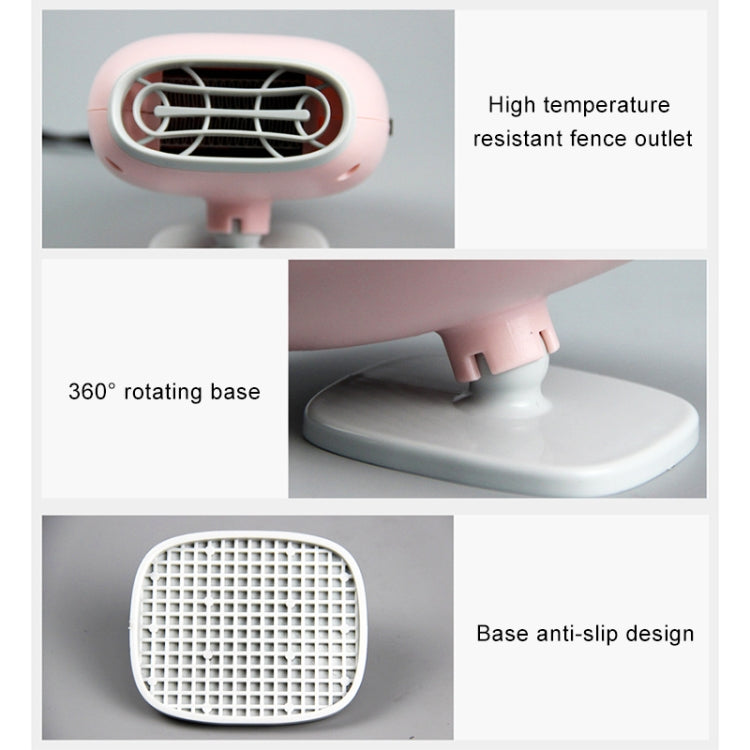 Car Heater Hot Cool Fan Windscreen Window Demister Defroster DC 12V, Purification Version, Purification Version(Black), Purification Version(Pink)