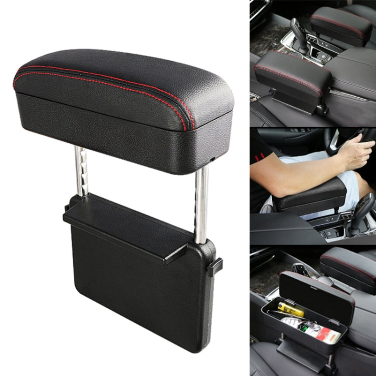 PU Leather Car Armrest Cushion with Storage - Comfort and Style for Your Journey