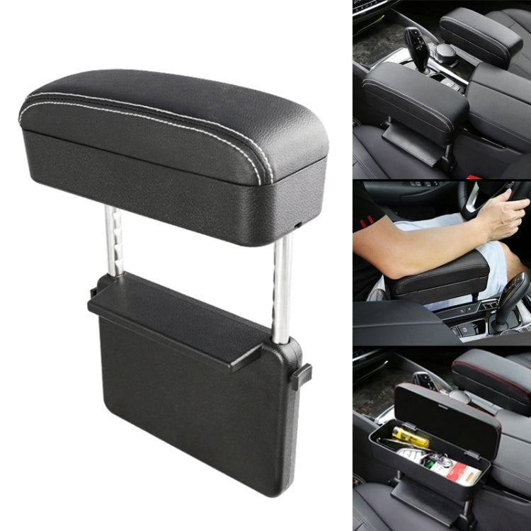 PU Leather Car Armrest Cushion with Storage - Comfort and Style for Your Journey