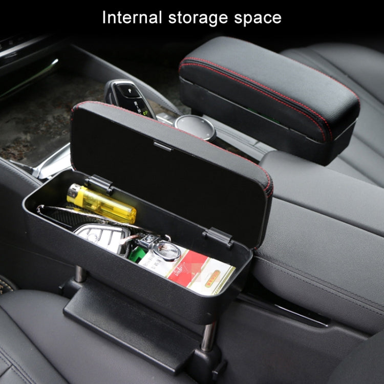 PU Leather Car Armrest Cushion with Storage - Comfort and Style for Your Journey