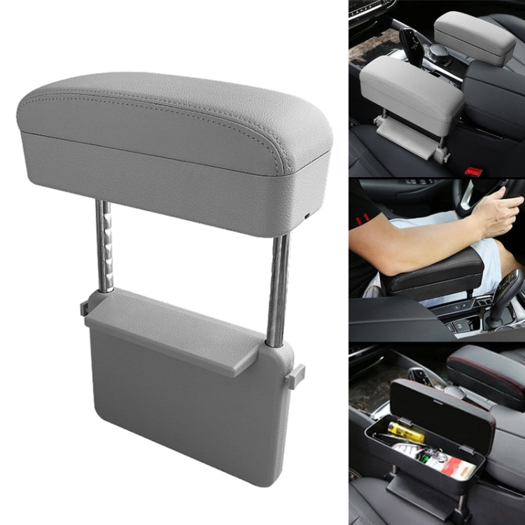 PU Leather Car Armrest Cushion with Storage - Comfort and Style for Your Journey