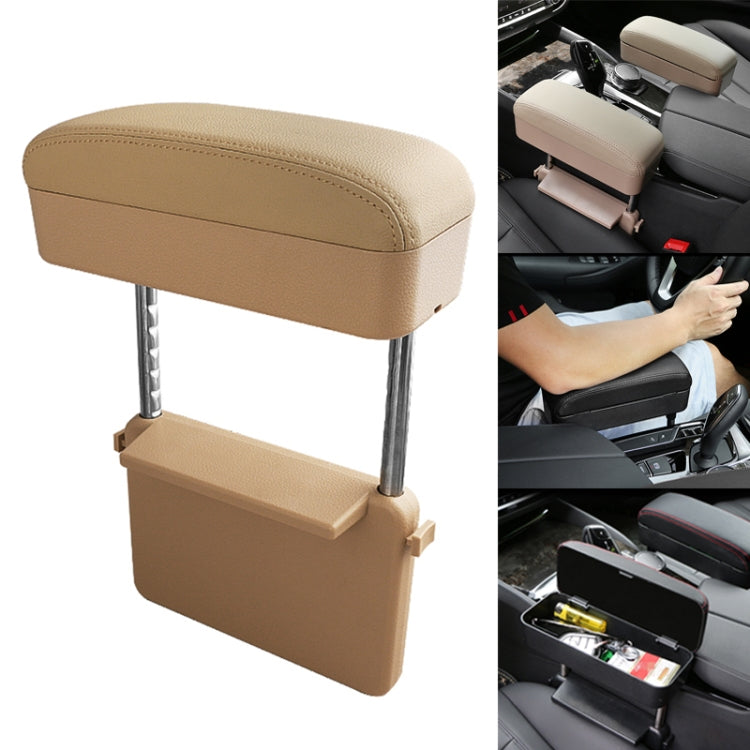 PU Leather Car Armrest Cushion with Storage - Comfort and Style for Your Journey