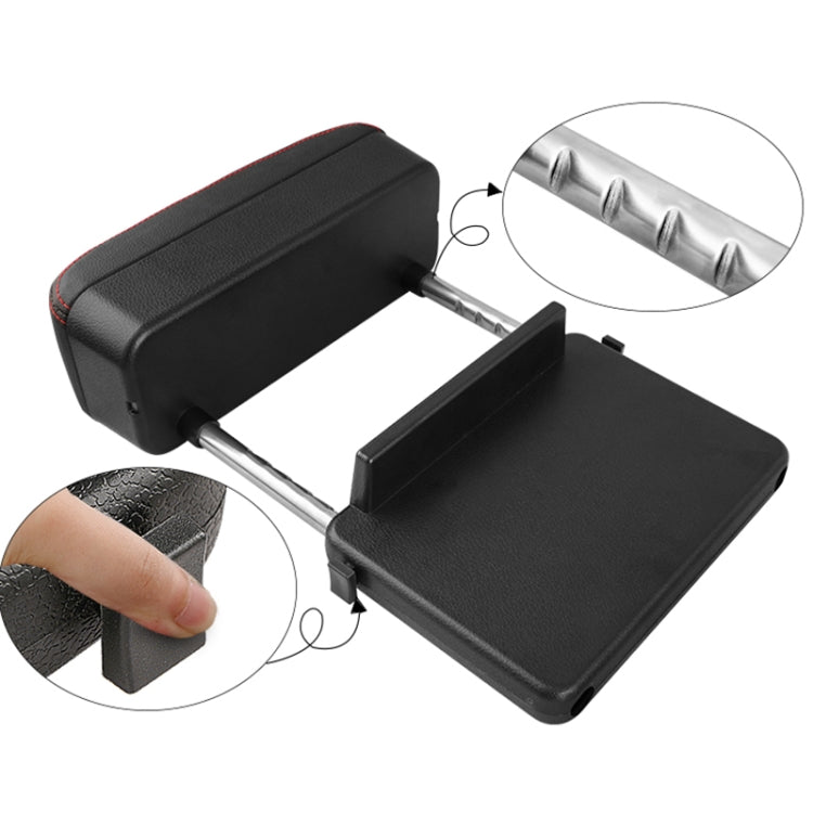 Stylish PU Leather Armrest Box with Wireless Charging & Storage for Ultimate Comfort