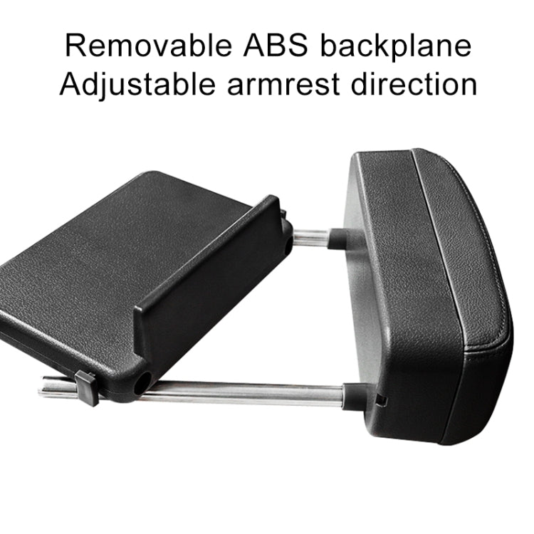 Stylish PU Leather Armrest Box with Wireless Charging & Storage for Ultimate Comfort