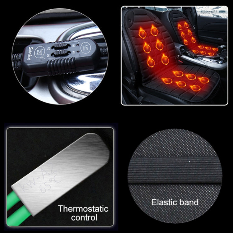 Winter Warmth: Dual 12V Heated Seat Cushion Cover for Cars