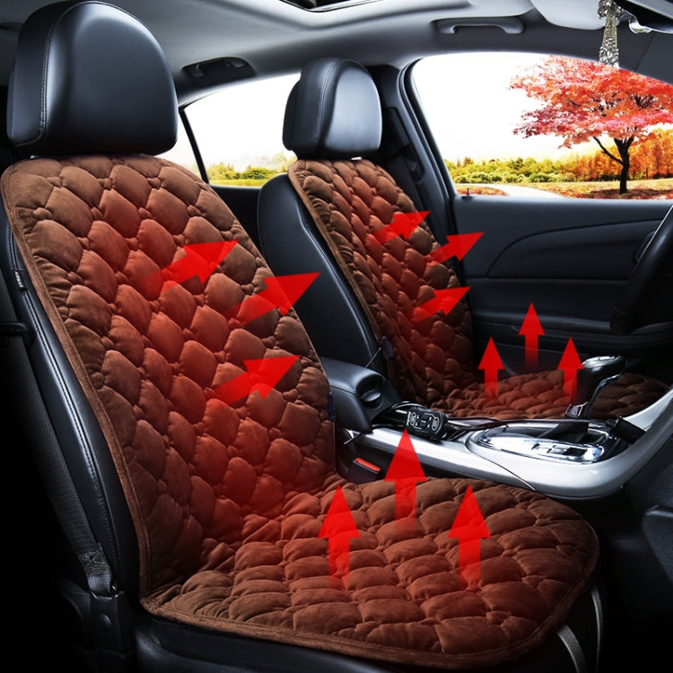 Winter Warmth: Dual 12V Heated Seat Cushion Cover for Cars