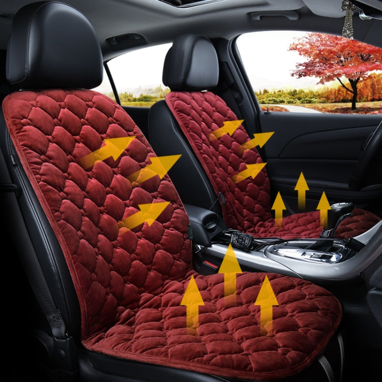 Winter Warmth: Dual 12V Heated Seat Cushion Cover for Cars