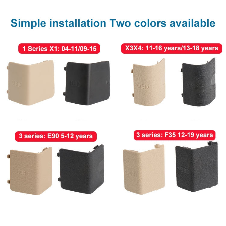 BMW E84 OBD Panel Decorative Diagnostic Plug Cover - Stylish Accessory for 2009-2015 Models