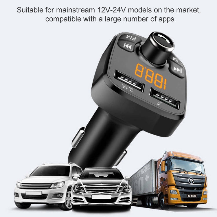 384 Car Multi-functional Smart MP3 Player Bluetooth Hands-free Receiver, 384