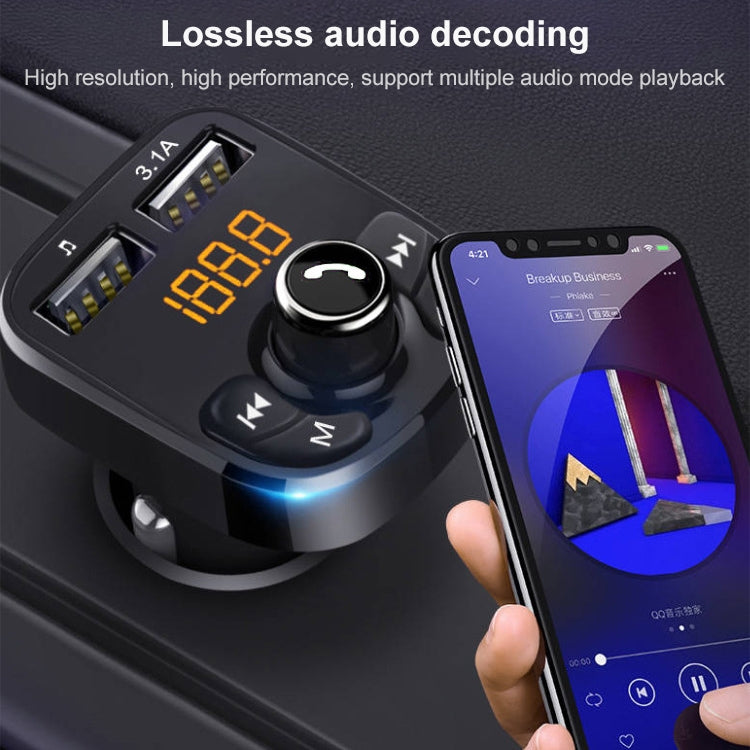 384 Car Multi-functional Smart MP3 Player Bluetooth Hands-free Receiver, 384