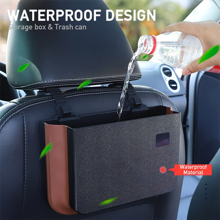 Compact Foldable Hanging Car Bin for Tidy Travels