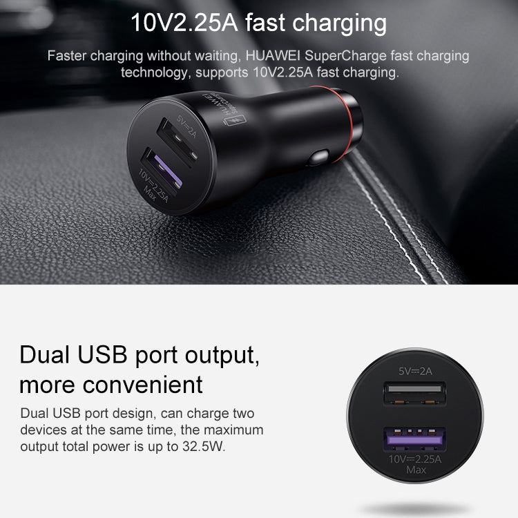 Original Huawei CP36 Dual USB Super Fast Charging Car Charger (Max 22.5W SE)