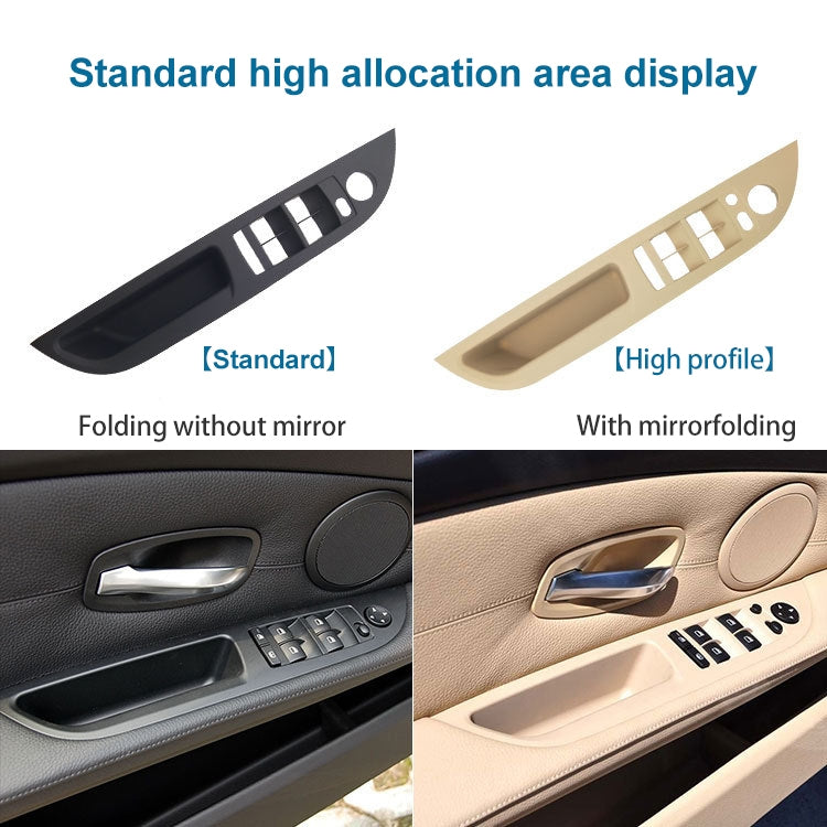 BMW E60 Left Front Door Window Lift Switch Trim Panel 51416983705 (2008-2010) - Premium High Configuration Replacement