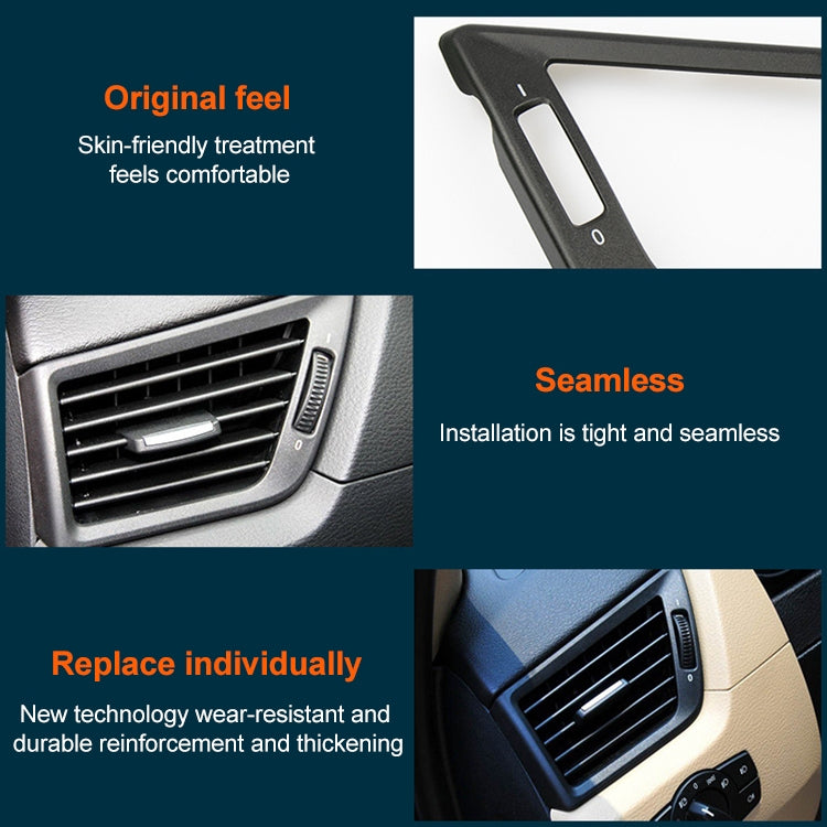 Right-Side Air Conditioning Vent Panel for BMW X1 (Left Drive) - Sleek Bright Design