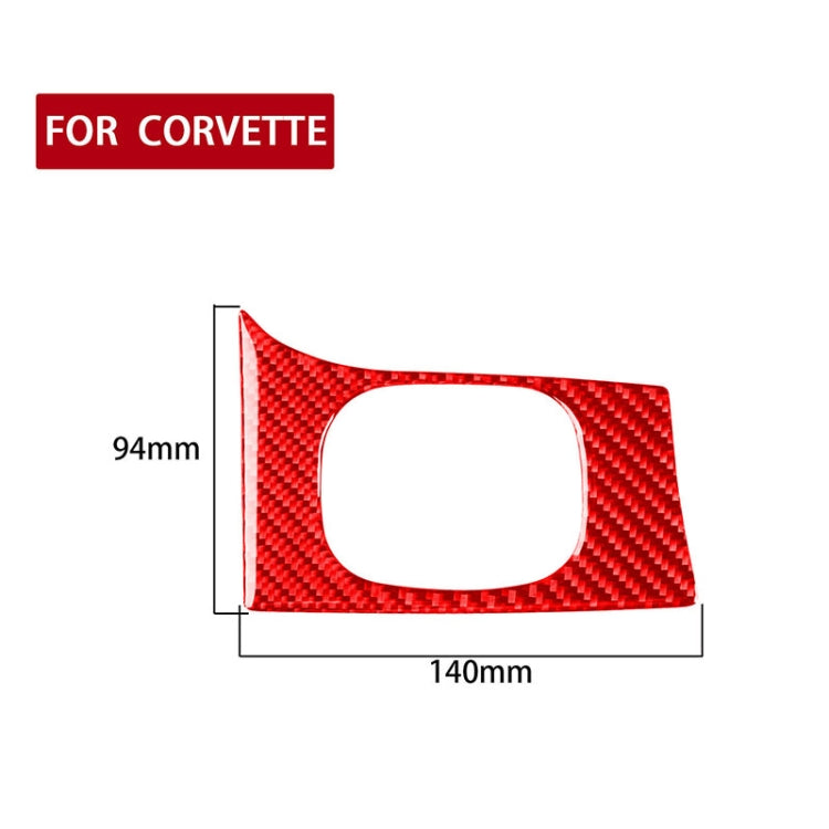 Premium Carbon Fibre Headlight Switch Panel Decal for Chevrolet Corvette C5 (1998-2004) - Left-Hand Drive