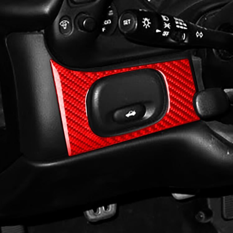 Premium Carbon Fibre Headlight Switch Panel Decal for Chevrolet Corvette C5 (1998-2004) - Left-Hand Drive