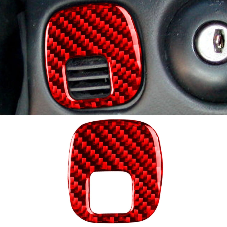 Carbon Fibre Key Panel Decal for Chevrolet Corvette C5 (1998-2004) - Left-Hand Drive
