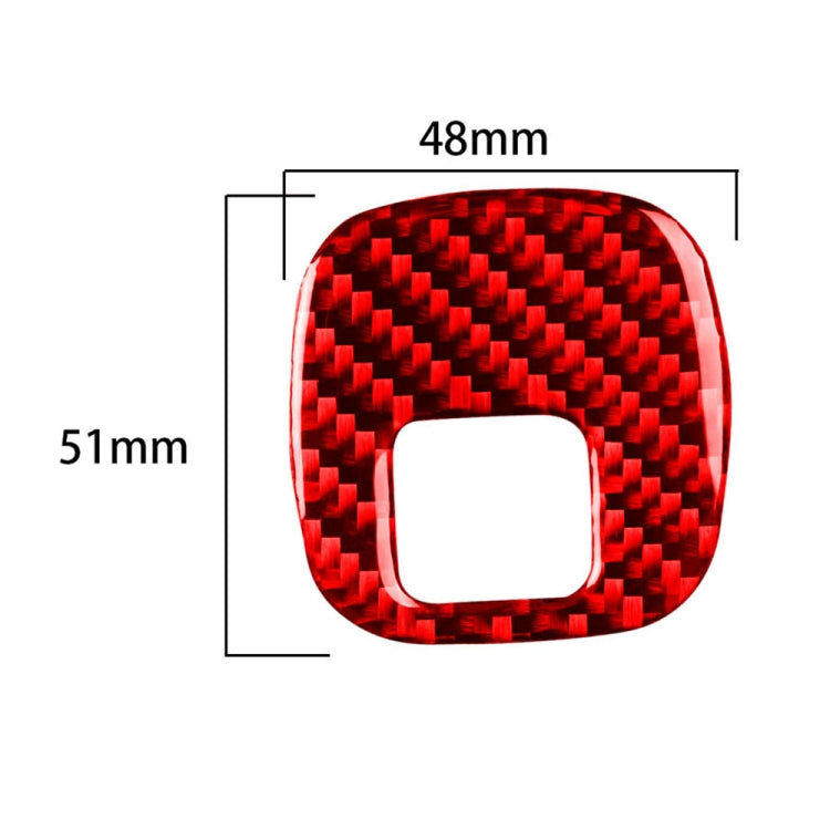 Carbon Fibre Key Panel Decal for Chevrolet Corvette C5 (1998-2004) - Left-Hand Drive
