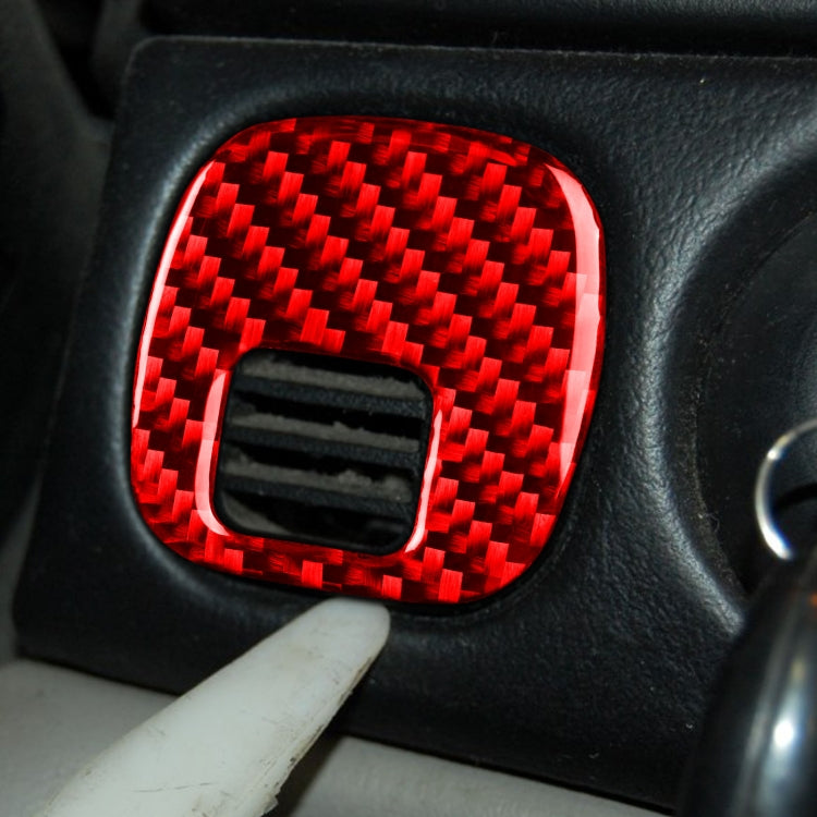 Carbon Fibre Key Panel Decal for Chevrolet Corvette C5 (1998-2004) - Left-Hand Drive