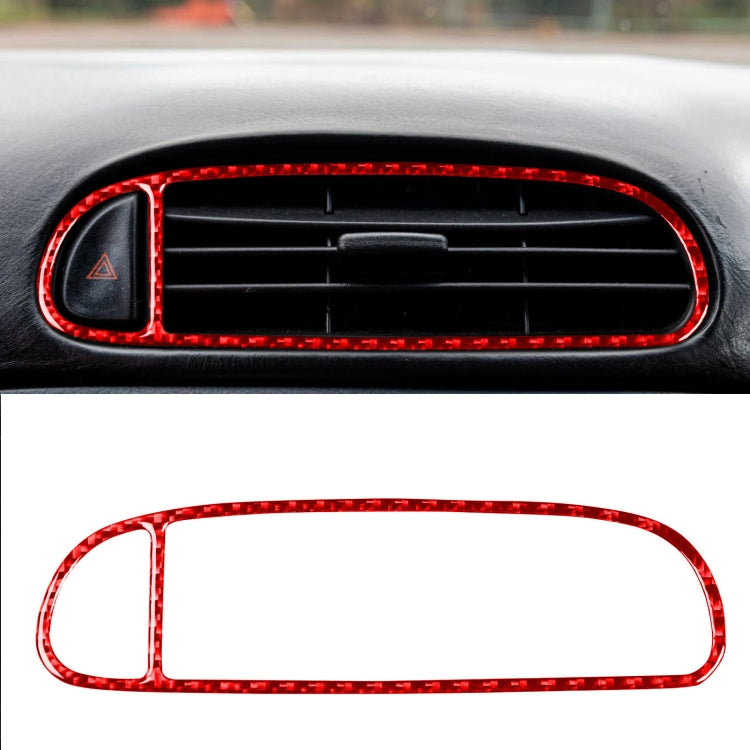 Carbon Fibre Air Vent Decal for Chevrolet Corvette C5 (1998-2004) - Left Hand Drive
