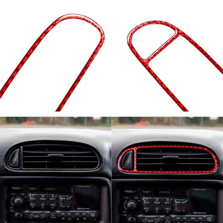 Carbon Fibre Air Vent Decal for Chevrolet Corvette C5 (1998-2004) - Left Hand Drive