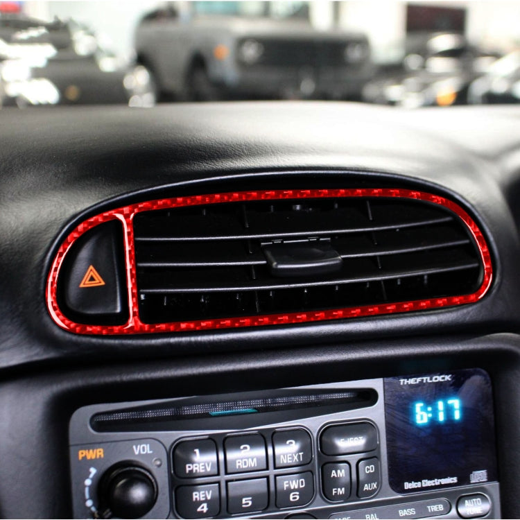 Carbon Fibre Air Vent Decal for Chevrolet Corvette C5 (1998-2004) - Left Hand Drive